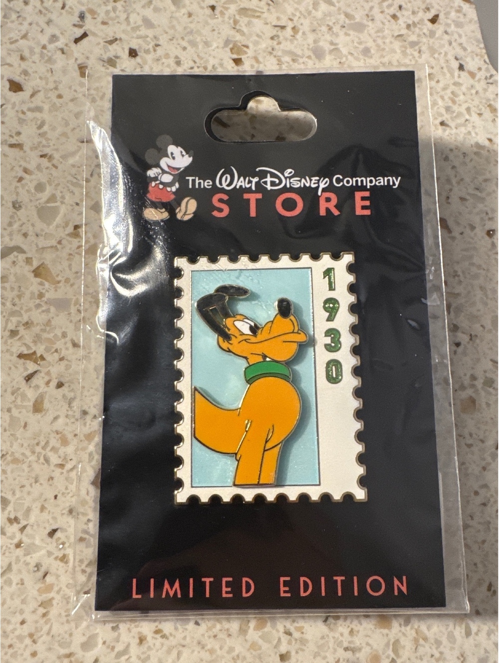 Disney DEC TWDC Commemorative Animal Stamps Pluto LE 300 Pin